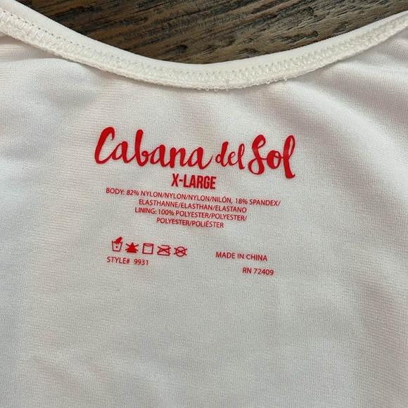 Cabana del Sol NWOT swimsuit XL - Picture 7 of 9